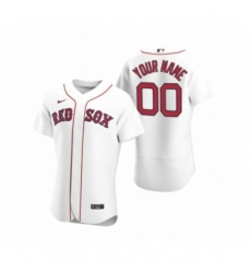 Men's Boston Red Sox Custom Nike White Authentic 2020 Home Jersey