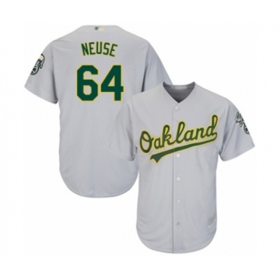 Youth Oakland Athletics #64 Sheldon Neuse Authentic Grey Road Cool Base Baseball Player Jersey Youth Oakland Athletics #64 Sheldon Neuse Authentic Grey Road Cool Base Baseball Player Jersey