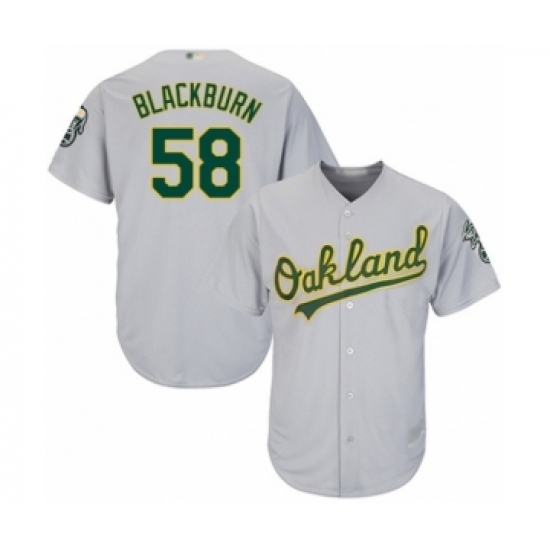 Youth Oakland Athletics #58 Paul Blackburn Authentic Grey Road Cool Base Baseball Player Jersey Youth Oakland Athletics #58 Paul Blackburn Authentic Grey Road Cool Base Baseball Player Jersey