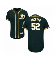 Men's Oakland Athletics #52 Ryan Buchter Green Alternate Flex Base Authentic Collection Baseball Player Jersey Men's Oakland Athletics #52 Ryan Buchter Green Alternate Flex Base Authentic Collection Baseball Player Jersey