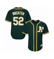 Youth Oakland Athletics #52 Ryan Buchter Authentic Green Alternate 1 Cool Base Baseball Player Jersey Youth Oakland Athletics #52 Ryan Buchter Authentic Green Alternate 1 Cool Base Baseball Player Jersey