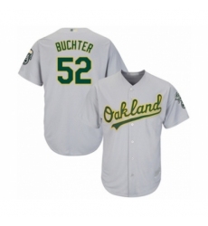Youth Oakland Athletics #52 Ryan Buchter Authentic Grey Road Cool Base Baseball Player Jersey Youth Oakland Athletics #52 Ryan Buchter Authentic Grey Road Cool Base Baseball Player Jersey