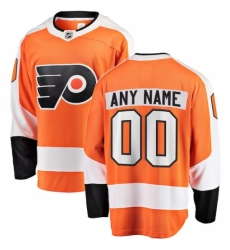 Men's Philadelphia Flyers Fanatics Branded Orange Home Breakaway Custom Jersey