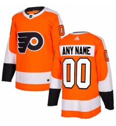 Men's Philadelphia Flyers adidas Orange Authentic Custom Jersey