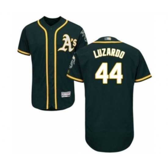 Men's Oakland Athletics #44 Jesus Luzardo Green Alternate Flex Base Authentic Collection Baseball Player Jersey Men's Oakland Athletics #44 Jesus Luzardo Green Alternate Flex Base Authentic Collection Baseball Player Jersey