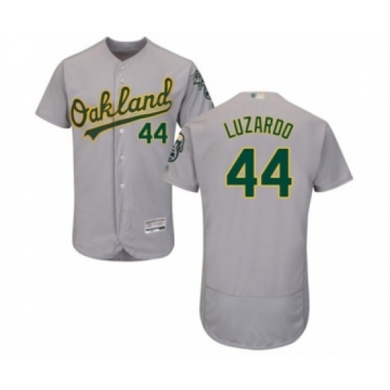 Men's Oakland Athletics #44 Jesus Luzardo Grey Road Flex Base Authentic Collection Baseball Player Jersey Men's Oakland Athletics #44 Jesus Luzardo Grey Road Flex Base Authentic Collection Baseball Player Jersey