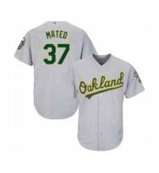 Youth Oakland Athletics #37 Jorge Mateo Authentic Grey Road Cool Base Baseball Player Jersey Youth Oakland Athletics #37 Jorge Mateo Authentic Grey Road Cool Base Baseball Player Jersey