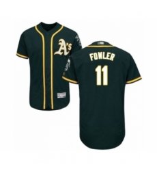 Men's Oakland Athletics #11 Dustin Fowler Green Alternate Flex Base Authentic Collection Baseball Player Jersey Men's Oakland Athletics #11 Dustin Fowler Green Alternate Flex Base Authentic Collection Baseball Player Jersey