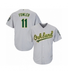 Youth Oakland Athletics #11 Dustin Fowler Authentic Grey Road Cool Base Baseball Player Jersey Youth Oakland Athletics #11 Dustin Fowler Authentic Grey Road Cool Base Baseball Player Jersey