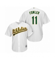 Youth Oakland Athletics #11 Dustin Fowler Authentic White Home Cool Base Baseball Player Jersey Youth Oakland Athletics #11 Dustin Fowler Authentic White Home Cool Base Baseball Player Jersey