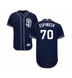 Men's San Diego Padres #70 Anderson Espinoza Navy Blue Alternate Flex Base Authentic Collection Baseball Player Jersey