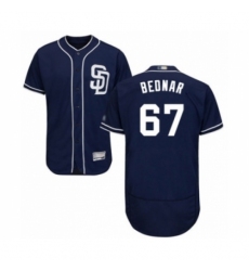 Men's San Diego Padres #67 David Bednar Navy Blue Alternate Flex Base Authentic Collection Baseball Player Jersey