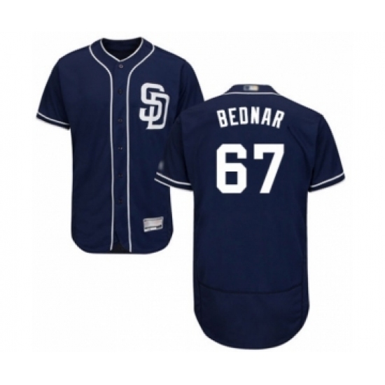 Men's San Diego Padres #67 David Bednar Navy Blue Alternate Flex Base Authentic Collection Baseball Player Jersey Men's San Diego Padres #67 David Bednar Navy Blue Alternate Flex Base Authentic Collection Baseball Player Jersey