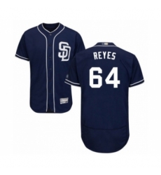 Men's San Diego Padres #64 Gerardo Reyes Navy Blue Alternate Flex Base Authentic Collection Baseball Player Jersey