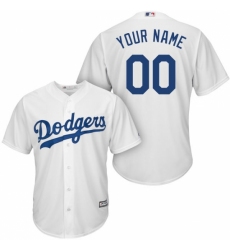 Men's Los Angeles Dodgers Majestic White Home Cool Base Custom Jersey
