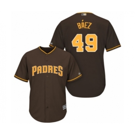 Youth San Diego Padres #49 Michel Baez Authentic Brown Alternate Cool Base Baseball Player Jersey Youth San Diego Padres #49 Michel Baez Authentic Brown Alternate Cool Base Baseball Player Jersey