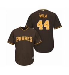 Youth San Diego Padres #44 Pedro Avila Authentic Brown Alternate Cool Base Baseball Player Jersey Youth San Diego Padres #44 Pedro Avila Authentic Brown Alternate Cool Base Baseball Player Jersey