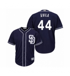 Youth San Diego Padres #44 Pedro Avila Authentic Navy Blue Alternate 1 Cool Base Baseball Player Jersey Youth San Diego Padres #44 Pedro Avila Authentic Navy Blue Alternate 1 Cool Base Baseball Player Jersey