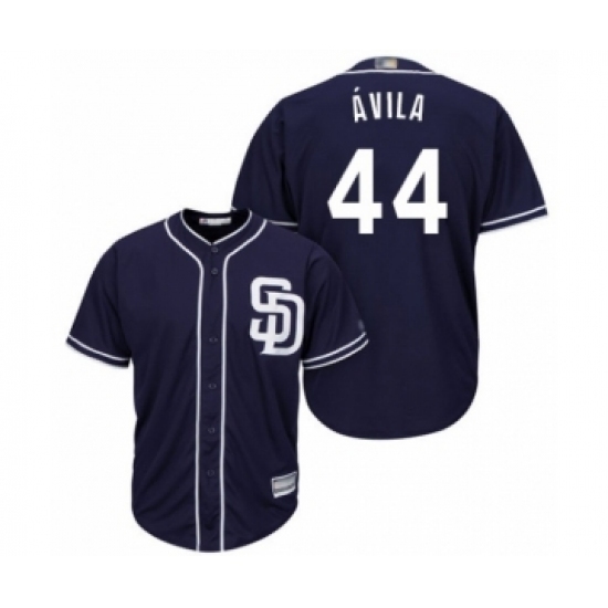Youth San Diego Padres #44 Pedro Avila Authentic Navy Blue Alternate 1 Cool Base Baseball Player Jersey Youth San Diego Padres #44 Pedro Avila Authentic Navy Blue Alternate 1 Cool Base Baseball Player Jersey