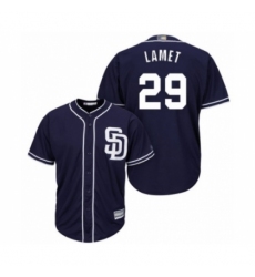 Youth San Diego Padres #29 Dinelson Lamet Authentic Navy Blue Alternate 1 Cool Base Baseball Player Jersey Youth San Diego Padres #29 Dinelson Lamet Authentic Navy Blue Alternate 1 Cool Base Baseball Player Jersey