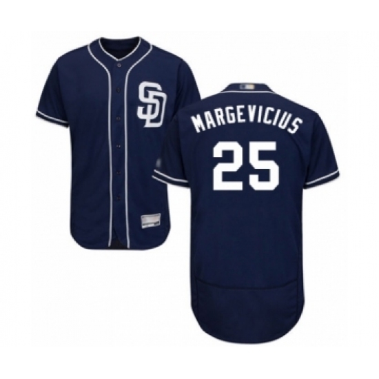 Men's San Diego Padres #25 Nick Margevicius Navy Blue Alternate Flex Base Authentic Collection Baseball Player Jersey Men's San Diego Padres #25 Nick Margevicius Navy Blue Alternate Flex Base Authentic Collection Baseball Player Jersey