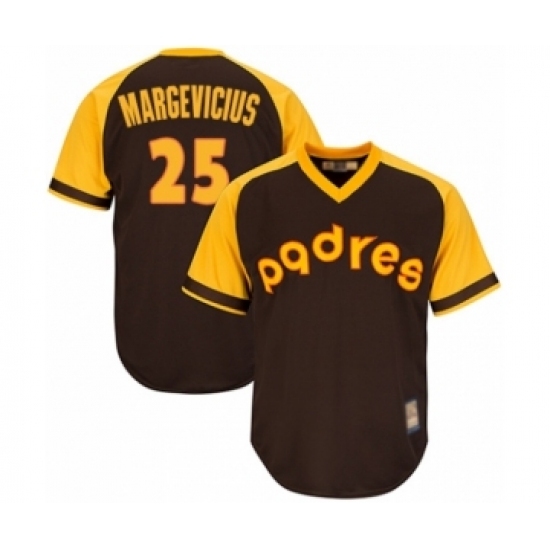 Youth San Diego Padres #25 Nick Margevicius Authentic Brown Alternate Cooperstown Cool Base Baseball Player Jersey Youth San Diego Padres #25 Nick Margevicius Authentic Brown Alternate Cooperstown Cool Base Baseball Player Jersey