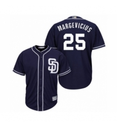 Youth San Diego Padres #25 Nick Margevicius Authentic Navy Blue Alternate 1 Cool Base Baseball Player Jersey Youth San Diego Padres #25 Nick Margevicius Authentic Navy Blue Alternate 1 Cool Base Baseball Player Jersey
