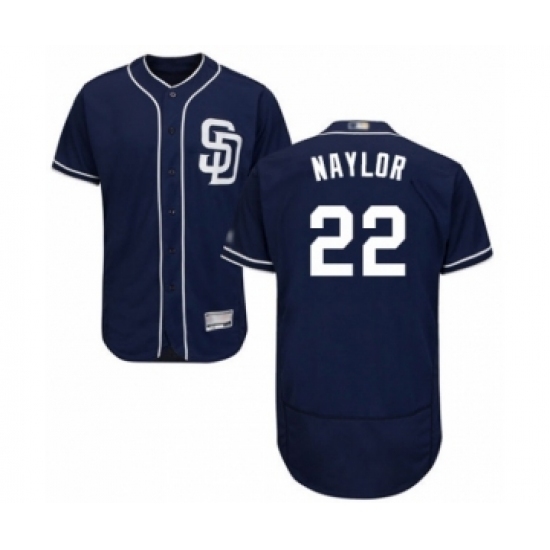Men's San Diego Padres #22 Josh Naylor Navy Blue Alternate Flex Base Authentic Collection Baseball Player Jersey Men's San Diego Padres #22 Josh Naylor Navy Blue Alternate Flex Base Authentic Collection Baseball Player Jersey