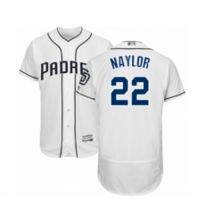 Men's San Diego Padres #22 Josh Naylor White Home Flex Base Authentic Collection Baseball Player Jersey Men's San Diego Padres #22 Josh Naylor White Home Flex Base Authentic Collection Baseball Player Jersey