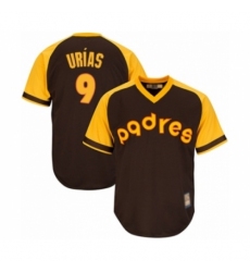 Youth San Diego Padres #9 Luis Urias Authentic Brown Alternate Cooperstown Cool Base Baseball Player Jersey Youth San Diego Padres #9 Luis Urias Authentic Brown Alternate Cooperstown Cool Base Baseball Player Jersey