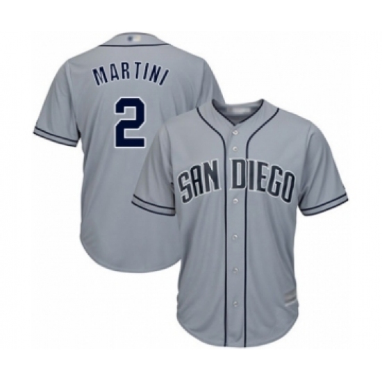 Women's San Diego Padres #2 Nick Martini Authentic Grey Road Cool Base Baseball Player Jersey Women's San Diego Padres #2 Nick Martini Authentic Grey Road Cool Base Baseball Player Jersey