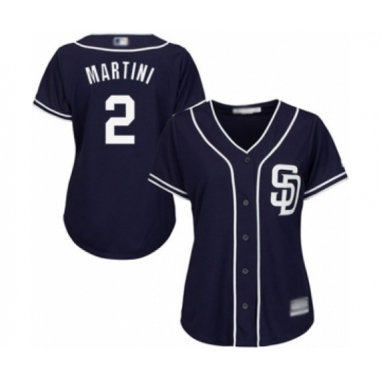 Women's San Diego Padres #2 Nick Martini Authentic Navy Blue Alternate 1 Cool Base Baseball Player Jersey Women's San Diego Padres #2 Nick Martini Authentic Navy Blue Alternate 1 Cool Base Baseball Player Jersey