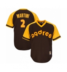 Youth San Diego Padres #2 Nick Martini Authentic Brown Alternate Cooperstown Cool Base Baseball Player Jersey Youth San Diego Padres #2 Nick Martini Authentic Brown Alternate Cooperstown Cool Base Baseball Player Jersey