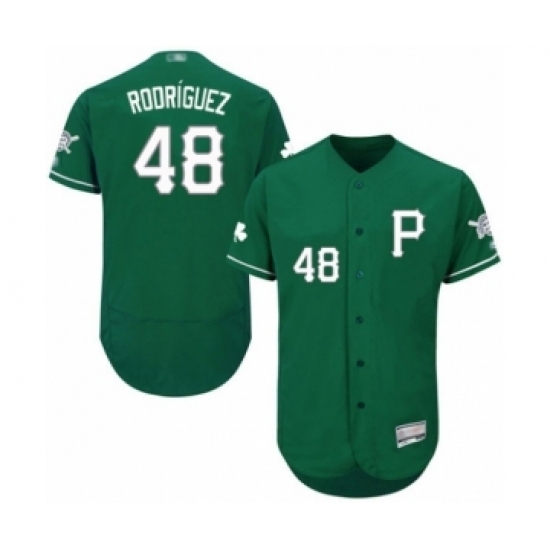 Men's Pittsburgh Pirates #48 Richard Rodriguez Green Celtic Flexbase Authentic Collection Baseball Player Jersey Men's Pittsburgh Pirates #48 Richard Rodriguez Green Celtic Flexbase Authentic Collection Baseball Player Jersey