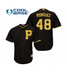 Youth Pittsburgh Pirates #48 Richard Rodriguez Authentic Black Alternate Cool Base Baseball Player Jersey Youth Pittsburgh Pirates #48 Richard Rodriguez Authentic Black Alternate Cool Base Baseball Player Jersey