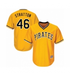 Youth Pittsburgh Pirates #46 Chris Stratton Authentic Gold Alternate Cool Base Baseball Player Jersey Youth Pittsburgh Pirates #46 Chris Stratton Authentic Gold Alternate Cool Base Baseball Player Jersey