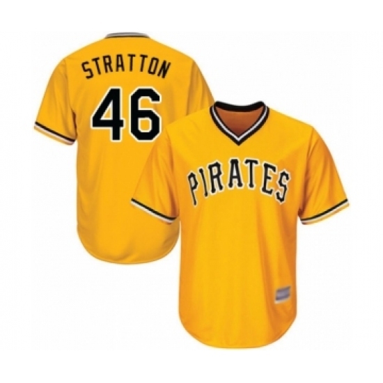 Youth Pittsburgh Pirates #46 Chris Stratton Authentic Gold Alternate Cool Base Baseball Player Jersey Youth Pittsburgh Pirates #46 Chris Stratton Authentic Gold Alternate Cool Base Baseball Player Jersey