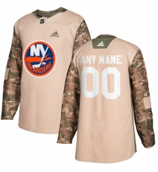 Men's New York Islanders adidas Camo Veterans Day Custom Practice Jersey