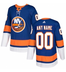Men's New York Islanders adidas Royal Authentic Custom Jersey