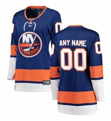 Women's New York Islanders Fanatics Branded Blue Home Breakaway Custom Jersey