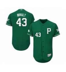 Men's Pittsburgh Pirates #43 Steven Brault Green Celtic Flexbase Authentic Collection Baseball Player Jersey