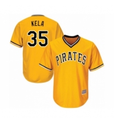Youth Pittsburgh Pirates #35 Keone Kela Authentic Gold Alternate Cool Base Baseball Player Jersey