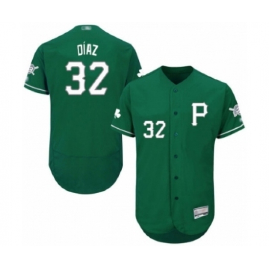Men's Pittsburgh Pirates #32 Elias Diaz Green Celtic Flexbase Authentic Collection Baseball Player Jersey Men's Pittsburgh Pirates #32 Elias Diaz Green Celtic Flexbase Authentic Collection Baseball Player Jersey