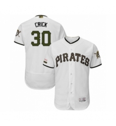 Men's Pittsburgh Pirates #30 Kyle Crick White Alternate Authentic Collection Flex Base Baseball Player Jersey Men's Pittsburgh Pirates #30 Kyle Crick White Alternate Authentic Collection Flex Base Baseball Player Jersey