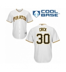 Youth Pittsburgh Pirates #30 Kyle Crick Authentic White Home Cool Base Baseball Player Jersey Youth Pittsburgh Pirates #30 Kyle Crick Authentic White Home Cool Base Baseball Player Jersey