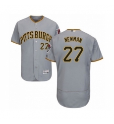 Men's Pittsburgh Pirates #27 Kevin Newman Grey Road Flex Base Authentic Collection Baseball Player Jersey Men's Pittsburgh Pirates #27 Kevin Newman Grey Road Flex Base Authentic Collection Baseball Player Jersey