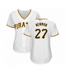 Women's Pittsburgh Pirates #27 Kevin Newman Authentic White Home Cool Base Baseball Player Jersey Women's Pittsburgh Pirates #27 Kevin Newman Authentic White Home Cool Base Baseball Player Jersey