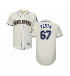 Men's Seattle Mariners #67 Matt Festa Cream Alternate Flex Base Authentic Collection Baseball Player Jersey Men's Seattle Mariners #67 Matt Festa Cream Alternate Flex Base Authentic Collection Baseball Player Jersey