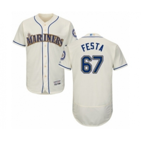 Men's Seattle Mariners #67 Matt Festa Cream Alternate Flex Base Authentic Collection Baseball Player Jersey Men's Seattle Mariners #67 Matt Festa Cream Alternate Flex Base Authentic Collection Baseball Player Jersey
