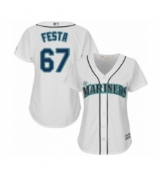 Women's Seattle Mariners #67 Matt Festa Authentic White Home Cool Base Baseball Player Jersey Women's Seattle Mariners #67 Matt Festa Authentic White Home Cool Base Baseball Player Jersey